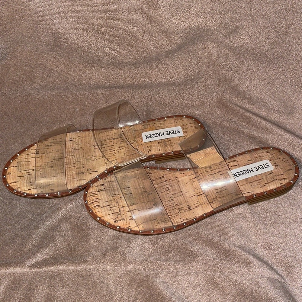 Steve Madden- Clear Sandals